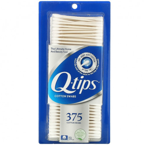 Q-tips, Ватные палочки, 375 тампонов