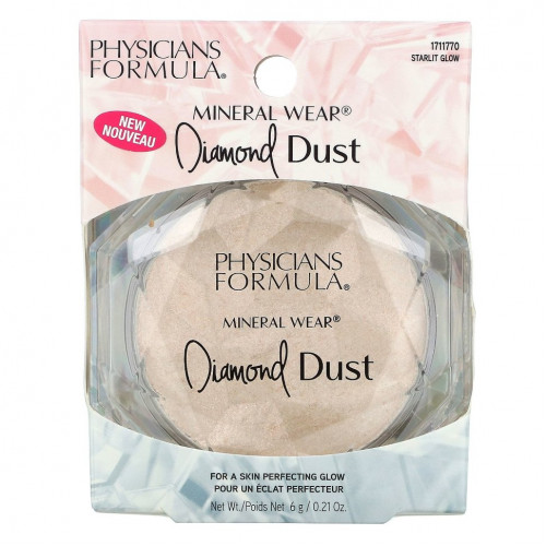 Physicians Formula, Mineral Wear Diamond Dust, Starlit Glow, 6 г (0,21 унции)