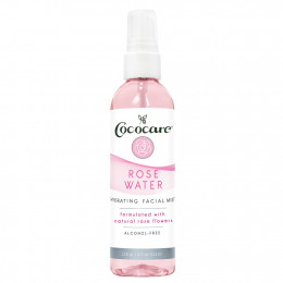 Cococare, Rose Water, Hydrating Facial Mist, Alcohol-Free, 4 fl oz (118 ml)