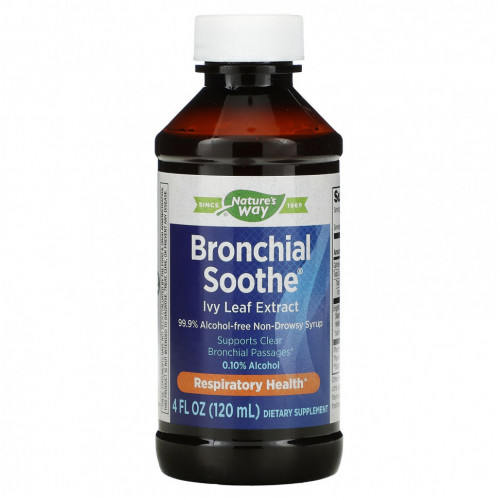 Nature's Way, Bronchial Soothe, экстракт листьев плюща, 120 мл (4 жидк. Унции)