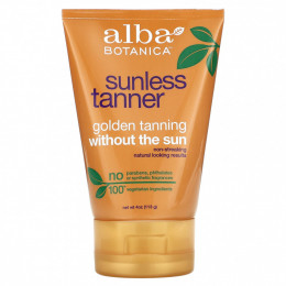 Alba Botanica, Средство для загара Sunless, 113 г (4 унции)