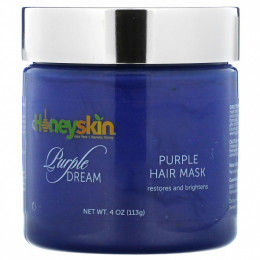 Honeyskin, Purple Dream, фиолетовая маска для волос, 113 г (4 унции)