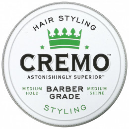 Cremo, Premium Barber Grade Hair Styling Cream, 4 oz (113 g)