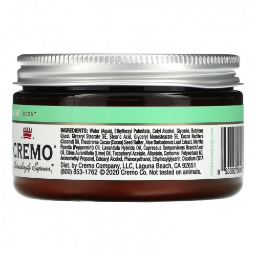 Cremo, Крем для бороды и кожи головы, Дикая мята, 4 унции (113 г)