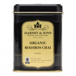 Harney & Sons, Organic Rooibos Chai, травяной чай, 4 унции (112 г)