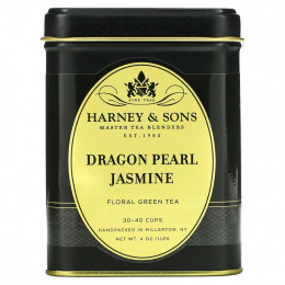 Harney & Sons, Dragon Pearl, чай с жасмином, 112 г (4 унции)