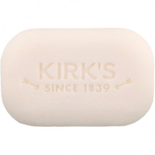 Kirk's, Gentle Castile Soap Bar, Fragrance Free, 4 oz (113 g)