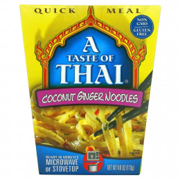 A Taste Of Thai, Лапша с кокосом и имбирем, 113 г (4 унции)