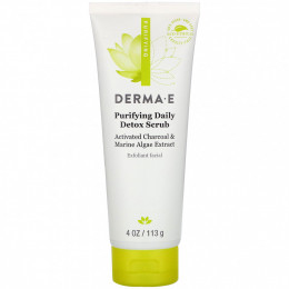 Derma E, Очищающий ежедневный скраб-детокс, 4 унции (113 г)