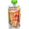 Sprout Organic, Детское питание, для детей от 8 месяцев, корнеплоды, яблоко с говядиной, 113 г (4 унции)