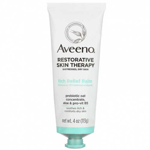 Aveeno, Restorative Skin Therapy, бальзам для снятия зуда, 113 г (4 унции)