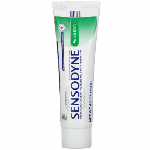 Sensodyne, Зубная паста с фтором, «Свежая мята», 113 г