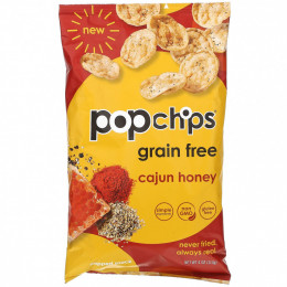 Popchips, Картофельные чипсы, каджунский мед, 113 г (4 унции)