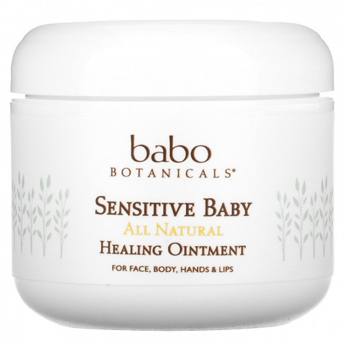 Babo Botanicals, Sensitive Baby, All Natural, лечебная мазь, 113 г (4 унции)