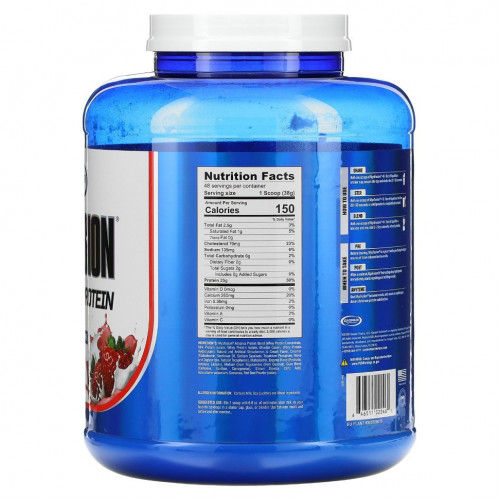 Gaspari Nutrition, MyoFusion, улучшенный протеин, клубника и сливки, 1,81 кг (4 фунта)