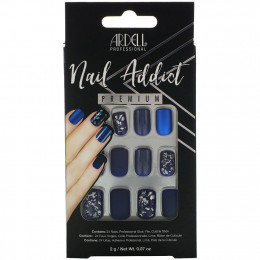 Ardell, Nail Addict Premium, матовый синий, 0,07 унции (2 г)