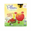 Plum Organics, яблочное пюре с клубникой и бананом, 4 пакетика, по 90 г (3,17 унции) каждый