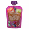 Happy Family Organics, Happy Kid, Organic Apple, Blueberry & Pomegranate, 4 Pouches, 3.17 oz (90 g) Each