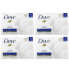 Dove, Мыло Beauty Bar, глубокое увлажнение, белое, 4 шт., По 106 г (3,75 унции)