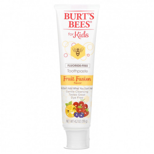 Burt's Bees, Kids, зубная паста без фторидов, Fruit Fusion, 119 г (4,2 унции)