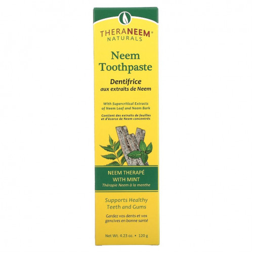 Organix South, TheraNeem Naturals, Neem Therap?, зубная паста с мятой, 120 г (4,23 унции)