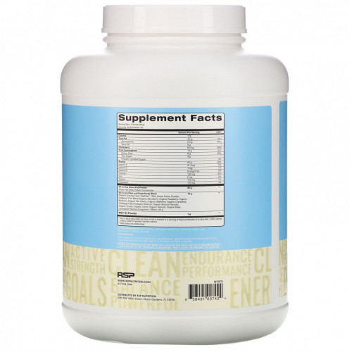 RSP Nutrition, TrueFit, Grass-Fed Whey Protein Shake, Vanilla, 4.23 lbs (1.92 kg)