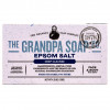 The Grandpa Soap Co., Кусковое мыло для лица и для тела, глубоко очищает, с английской солью, 4,25 унции (120г)