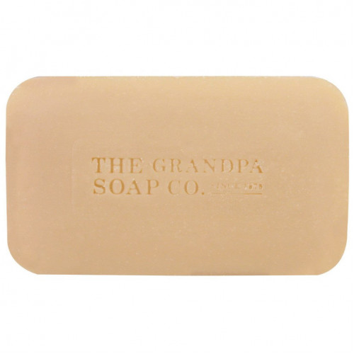 The Grandpa Soap Co., Кусковое мыло для лица и для тела, глубоко очищает, с английской солью, 4,25 унции (120г)