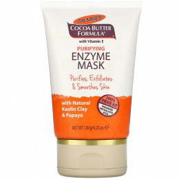 Palmer's, Cocoa Butter Formula с витамином E, очищающая маска с ферментами, 120 г (4,25 унции)