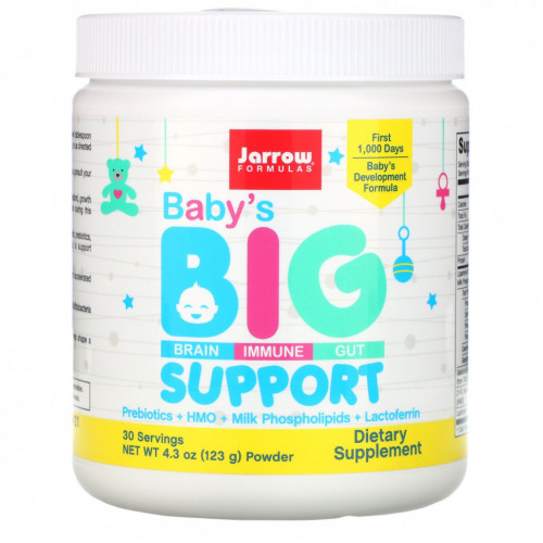 Jarrow Formulas, Порошок для поддержки малышей Big Support, 123 г (4,3 унции)