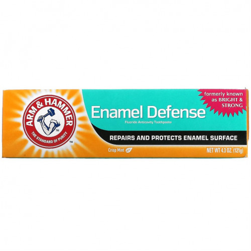 Arm & Hammer, Truly Radiant, зубная паста для защиты эмали, свежая мята, 121 г (4,3 унции)