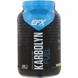 EFX Sports, Karbolyn Fuel, добавка для физической активности, зеленое яблоко, 1950 г (4,3 фунта)