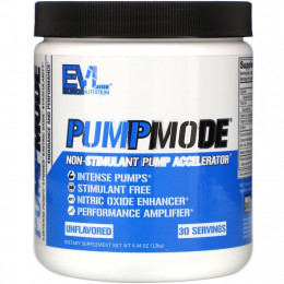 EVLution Nutrition, PumpMode, Нестимулирующий ускоритель помпы, 4,44 унции (126 г)