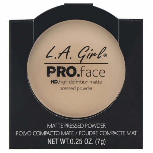 L.A. Girl, Компактная пудра для лица Pro Face HD, матирующая, оттенок Classic Ivory, 7 г