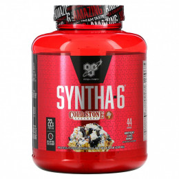 BSN, Syntha-6, Cold Stone Creamery, смесь Birthday Cake Remix, 4,56 фунта (2,07 кг)