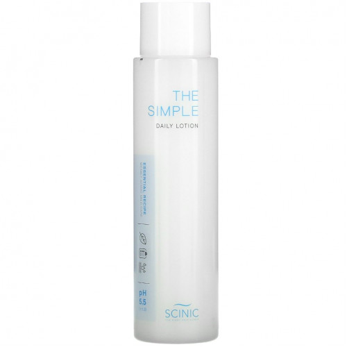 Scinic, The Simple Daily Lotion, pH 5,5, 145 мл (4,9 жидк. Унции)