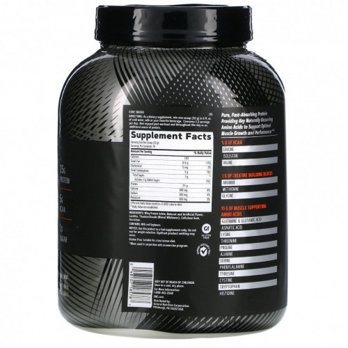 GNC, Pure Isolate, Micro-Filtered Whey Protein Isolate, Vanilla Custard, 4.94 lb (2240 g)