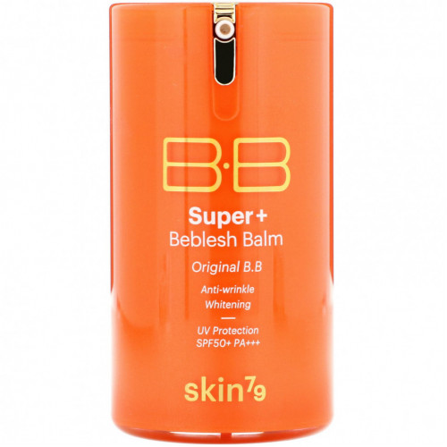 Skin79, Super+ Beblesh, оригинальный BB-крем, SPF 50+ PA+++, апельсин, 40 мл