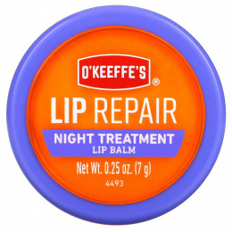 O'Keeffe's, Lip Repair, ночной уход, бальзам для губ, 7 г (0,25 унции)