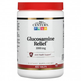 21st Century, Glucosamine Relief, 1000 мг, 400 таблеток