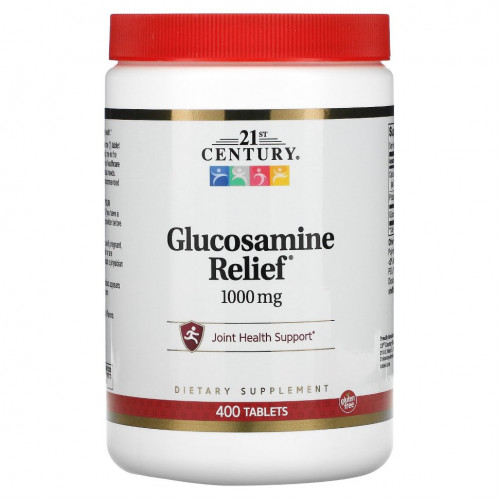 21st Century, Glucosamine Relief, 1000 мг, 400 таблеток