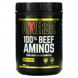 Universal Nutrition, 100% Beef Aminos, 100% аминокислот говядины, 400 таблеток