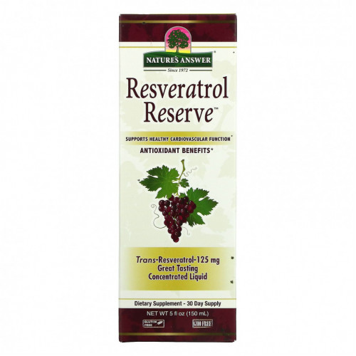 Nature's Answer, Resveratrol Reserve, 150 мл (5 жидк. унций)