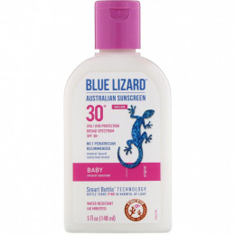 Blue Lizard Australian Sunscreen, минеральное солнцезащитное средство для детей, SPF 30+, 148 мл (5 жидк. унций)