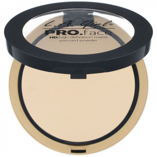 L.A. Girl, Компактная пудра для лица Pro Face HD, матирующая, оттенок Creamy Natural, 7 г