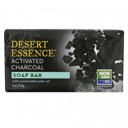 Desert Essence, Soap Bar, активированный уголь, 142 г (5 унций)