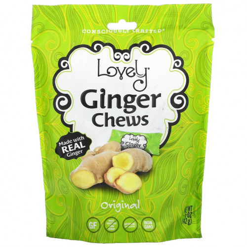 Lovely Candy, Ginger Chews, Original , 5 oz (142 g)