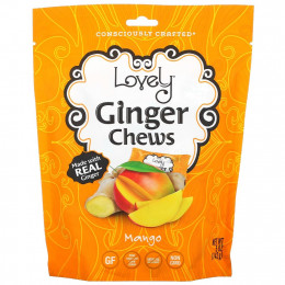 Lovely Candy, Ginger Chews, Mango, 5 oz ( 142 g)