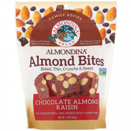 Almondina, Almond Bites, шоколадно-миндальный изюм, 142 г (5 унций)