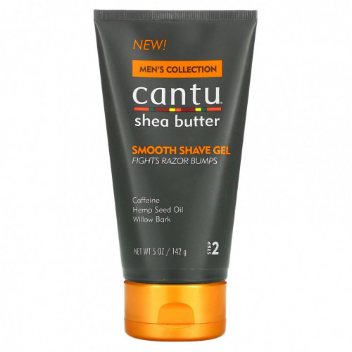 Cantu, Men's Collection, гель для гладкого бритья с маслом ши, 142 г (5 унций)